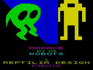 Race title screen for ZX Spectrum